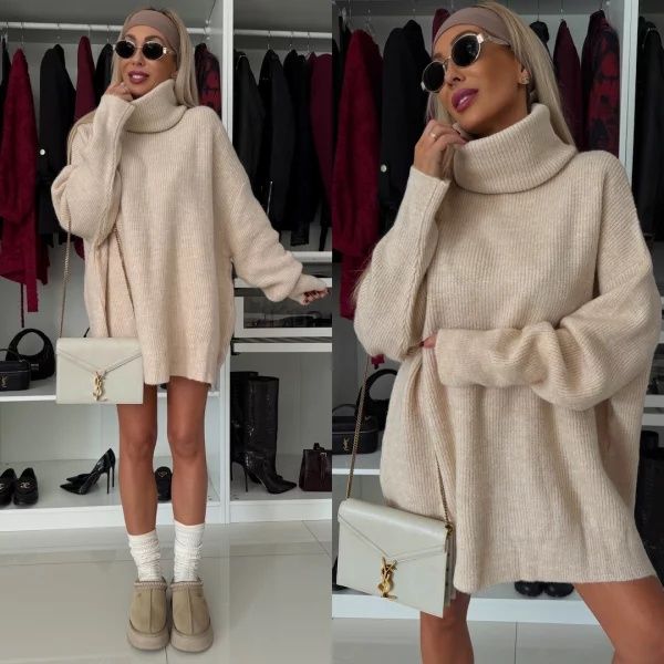 Swetet/golf,oversizie, długi