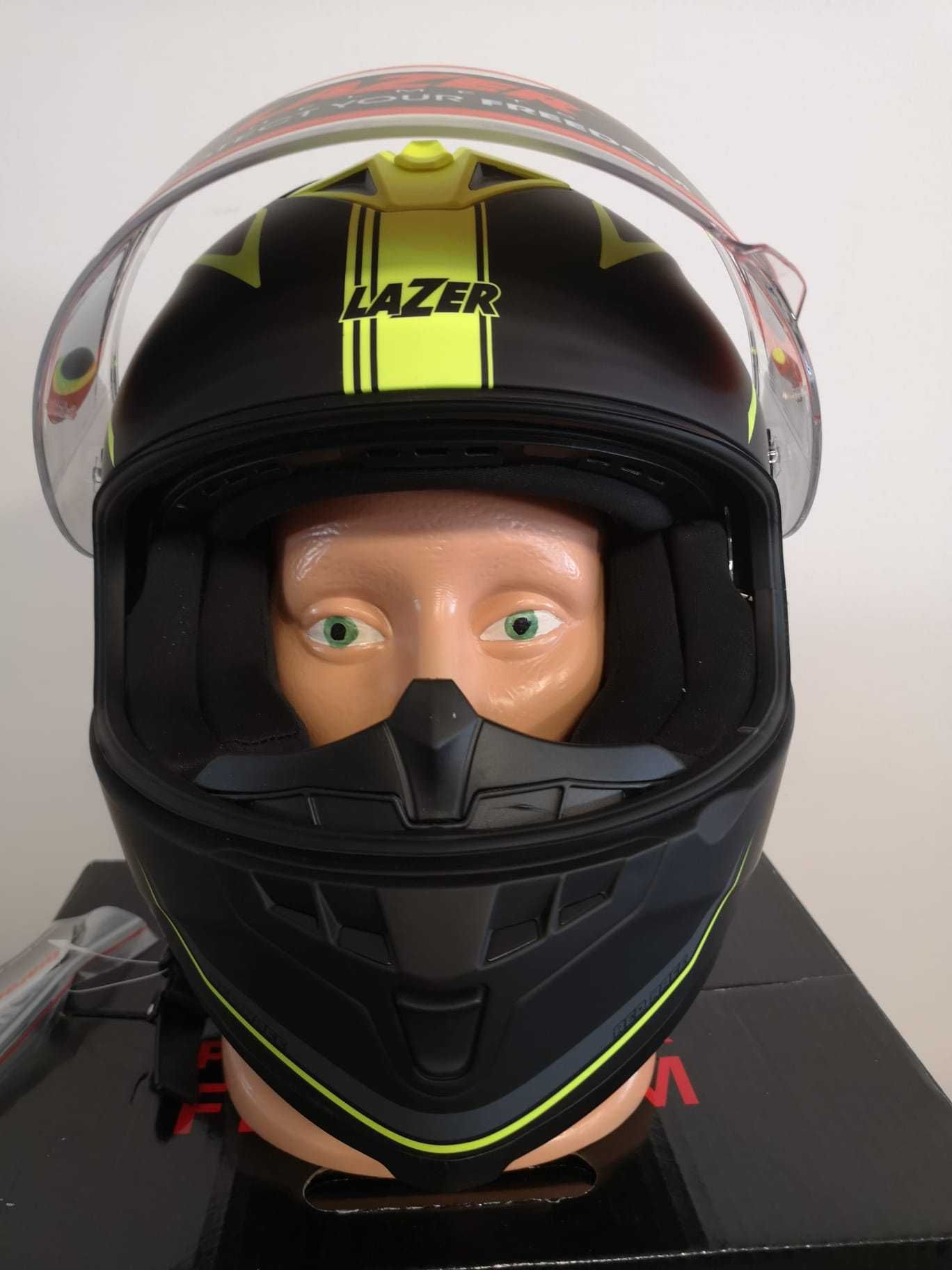 Kask LAZER Vertigo EVO Race r. M, r. L, r. XL Black- Yellow Fluo- Matt