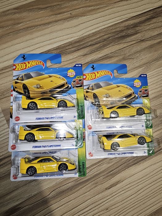 Hot wheels zestaw ferrari f40