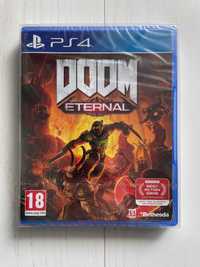 Gra PS4 Doom Eternal. Nowa, folia, protektor, PEGI