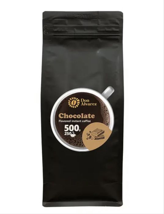 кава Don Alvarez сублімована з смаком шоколад, карамель