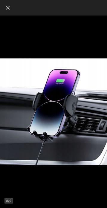 Uchwyt samochodowy ładowarka 15W do IPhone