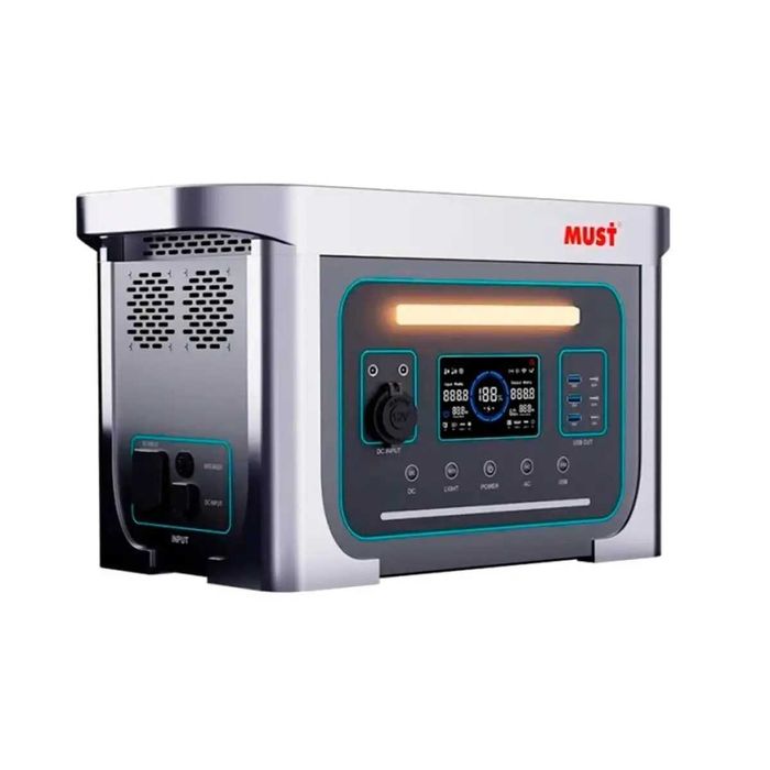 Портативна зарядна станція - EM1024S, LiFePO4,чистий синус,Допомога.