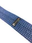 Pierre Cardin granatowy niebieski jedwabny krawat knit pi02