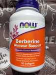 Now Foods Berberine поддержка глюкозы support берберин берберін 90 шт