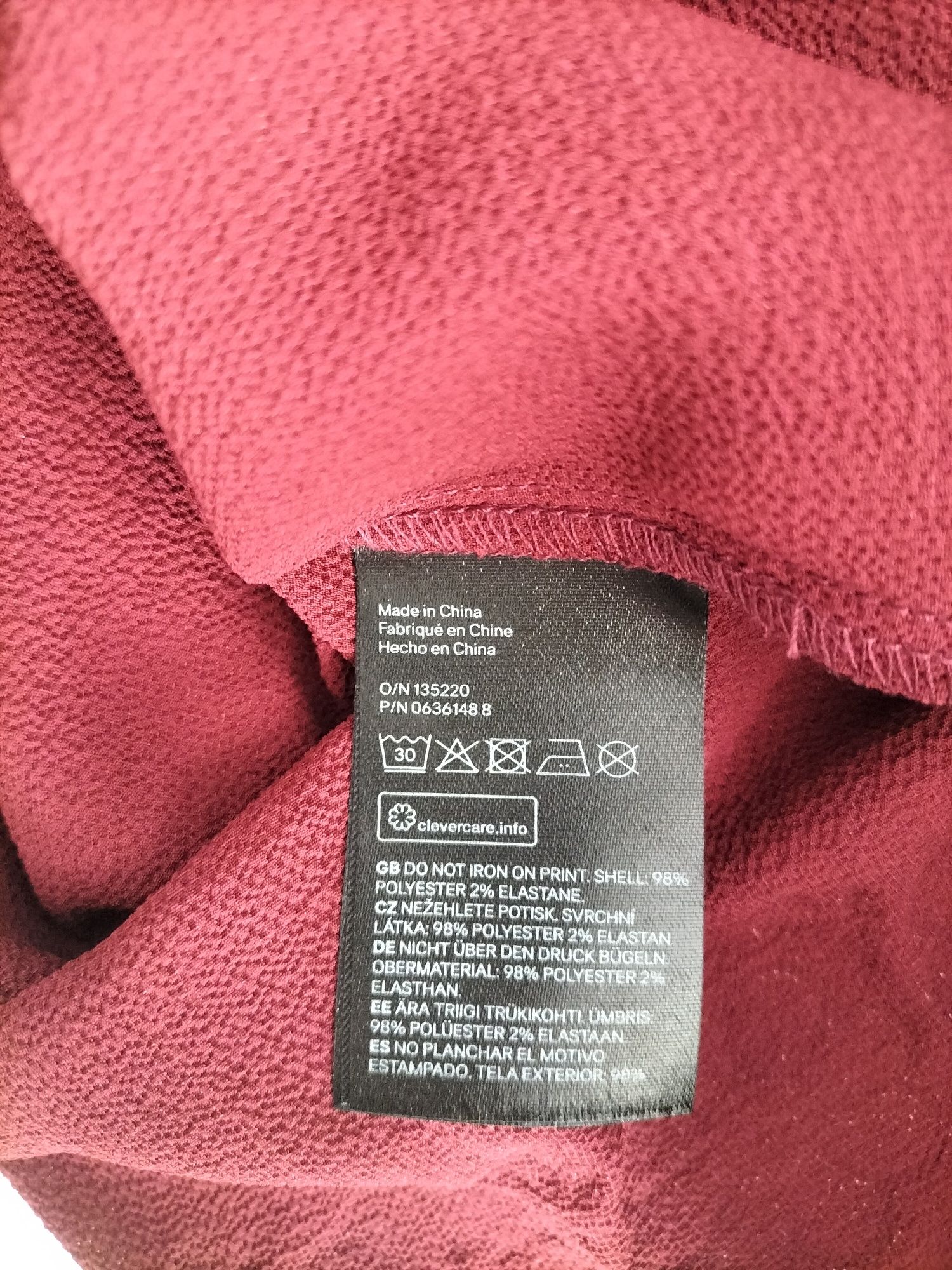 Nowa bordowa sukienka H&M rozm 40