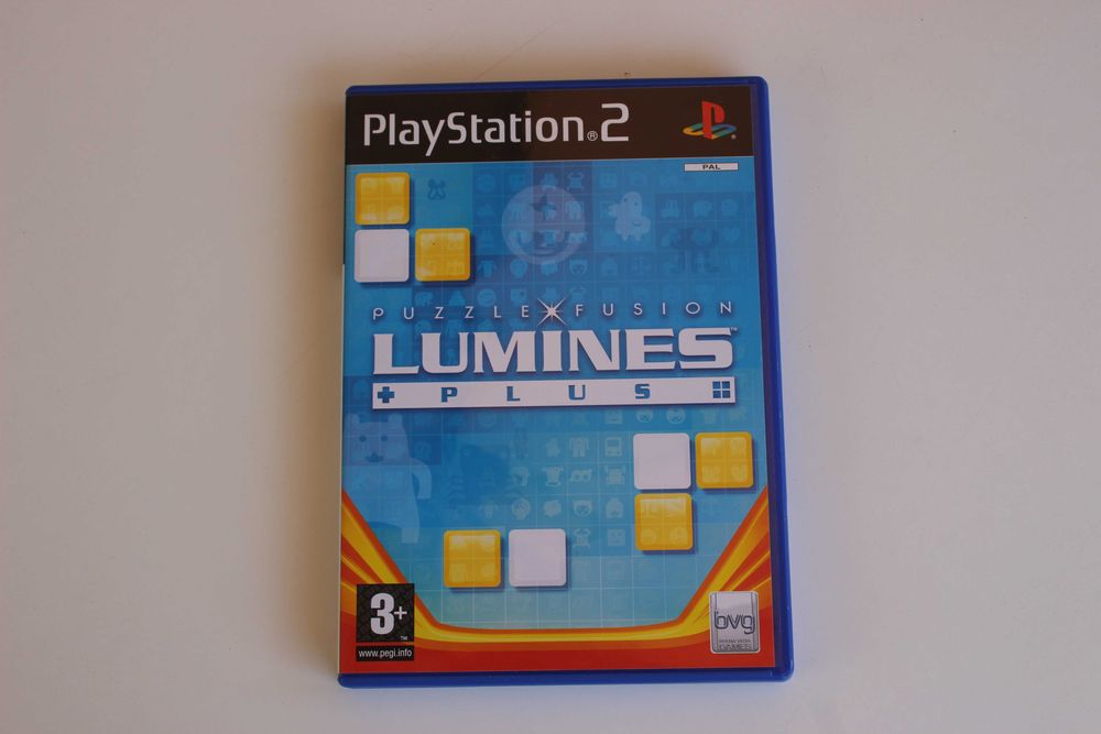 Dois jogos PS2 originais "Lumines e Clumsy Shumsy"