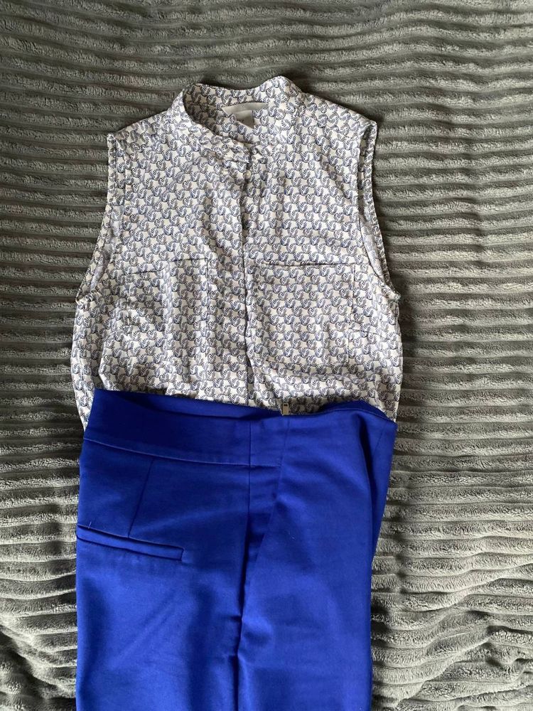Zara spodnie culotte chaber roz.xs