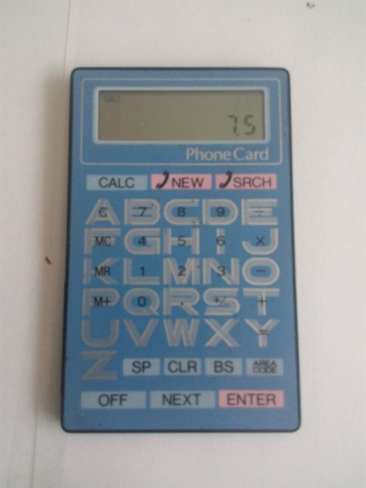 calculadora e agenda telefónica