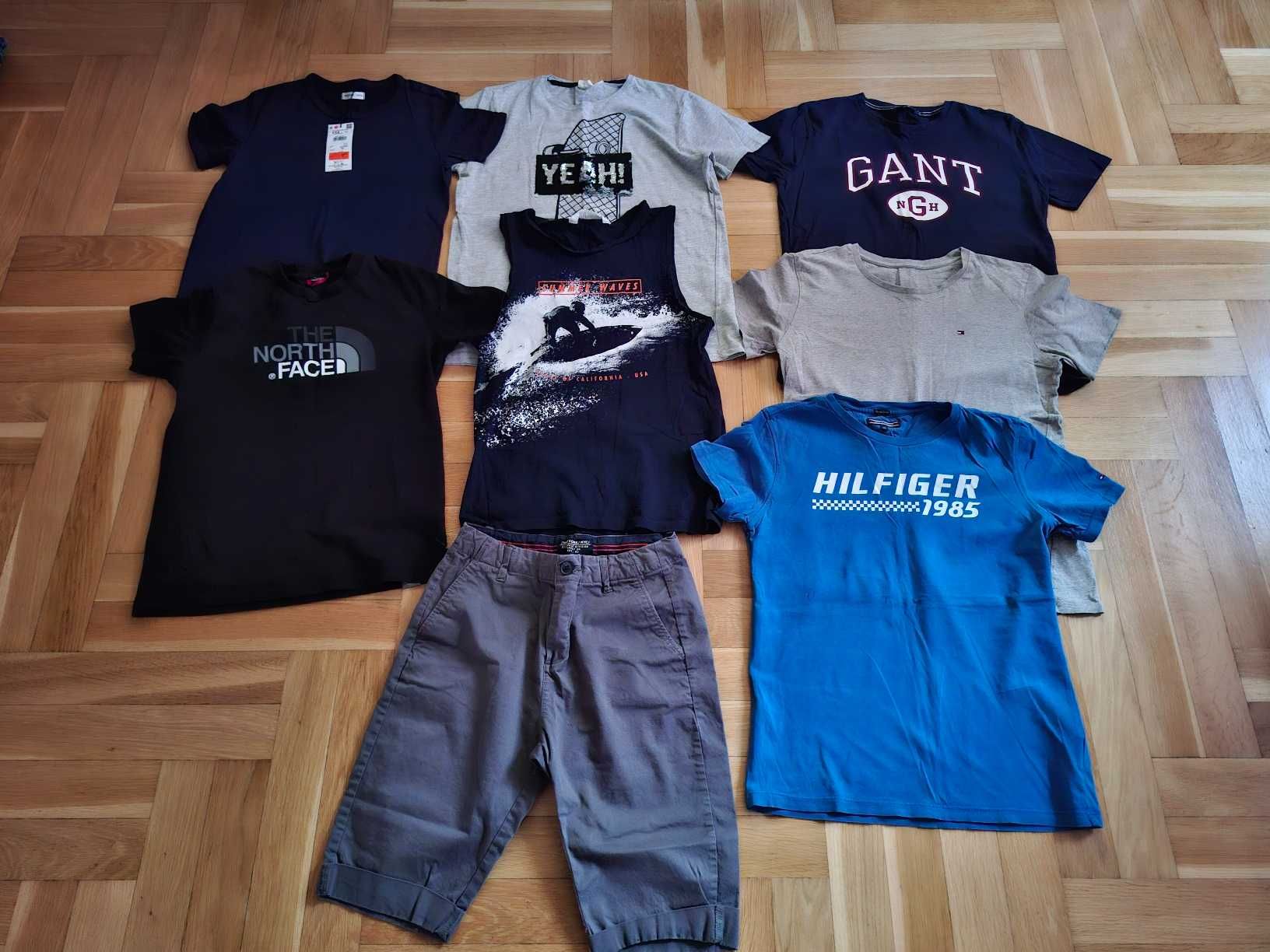 8 szt: Gant The North Face Hilfiger  H&M Reserved