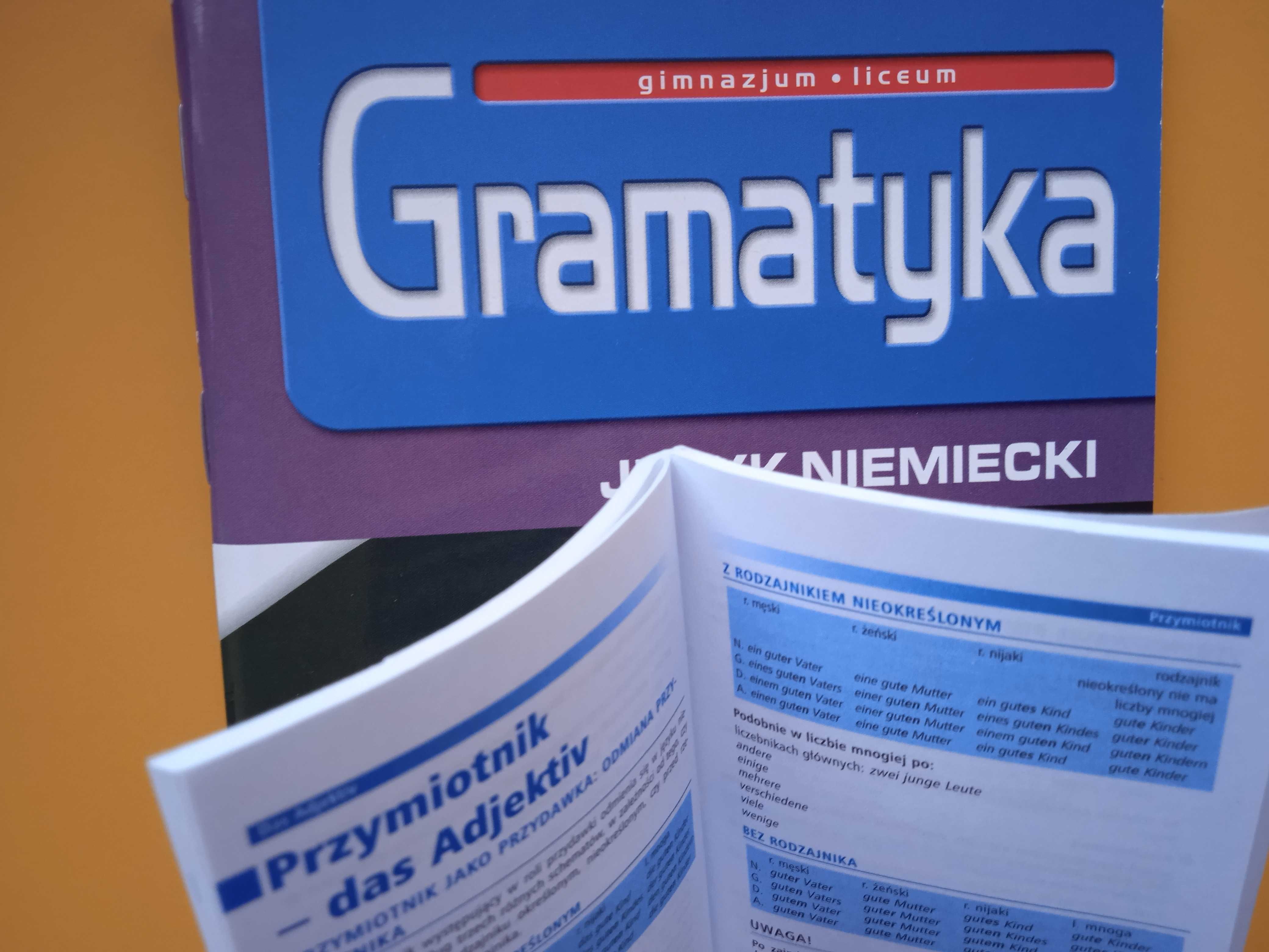 Gramatyka. Język niemiecki. Wydawnictwo Greg