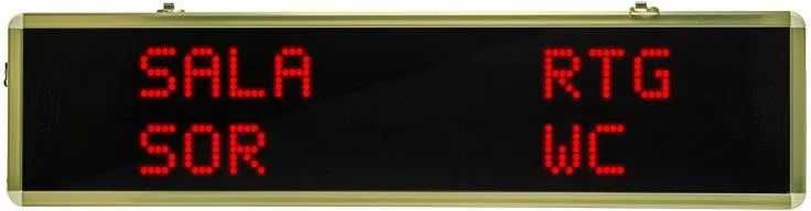 Tablica wyświetlacz ekran LED kolor KELER gen 1000