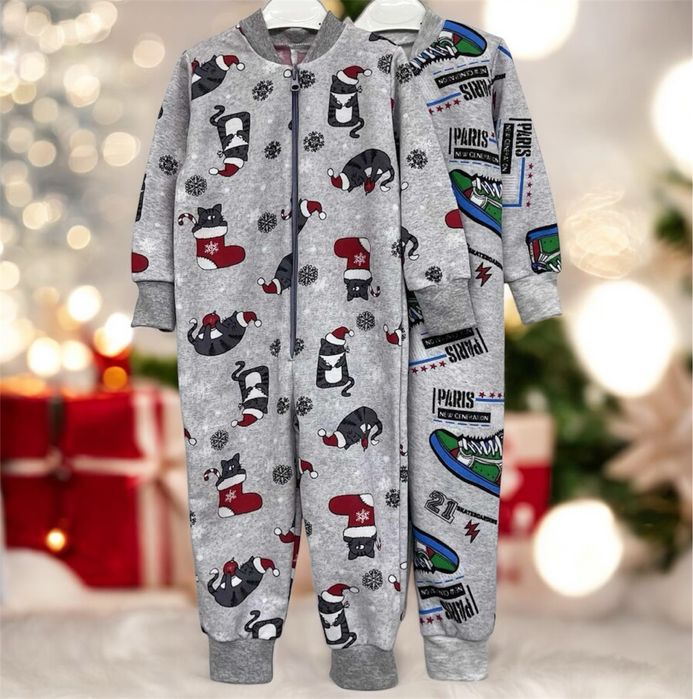 Теплі піжами для діток (різні кольори)