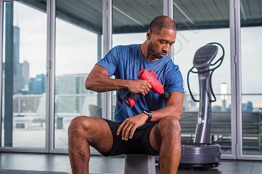 Masażer Power Plate PULSE MATTE RED