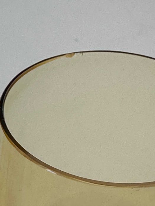 Kieliszki miodowe Sadowski betoniarki szkło kolorowe PRL 8 szt