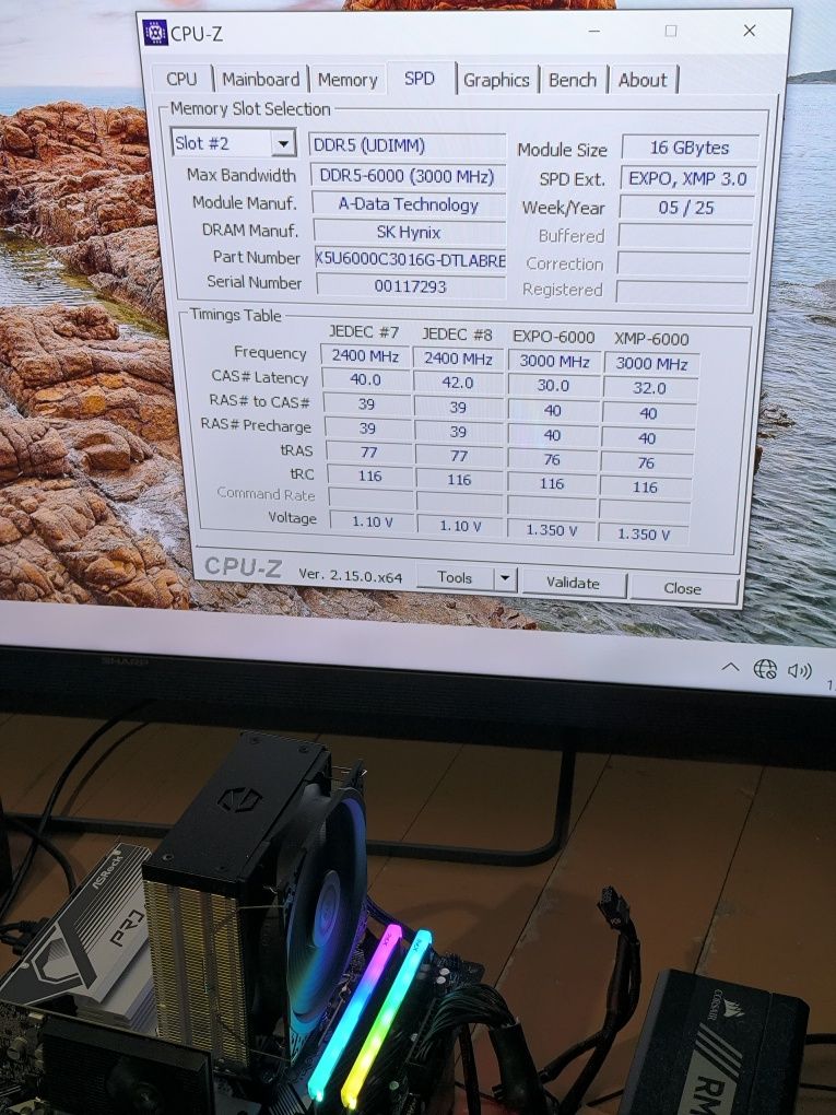 Pamięć RAM DDR5 32GB (2x16) 6000 CL30 ADATA XPG Lancer Blade RGB