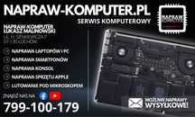 Naprawa laptopów w tym Apple, komputerów PC, konsol, smartfonów!