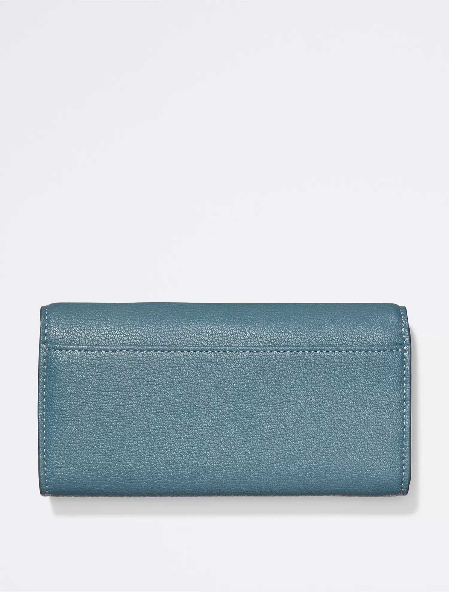 Новый кошелек calvin klein (ck Logo Longfold BlueLake Wallet)с Америки