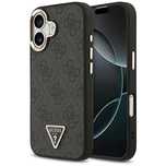 Etui Guess 4G Triangle Logo MagSafe na iPhone 17 - czarno-złote