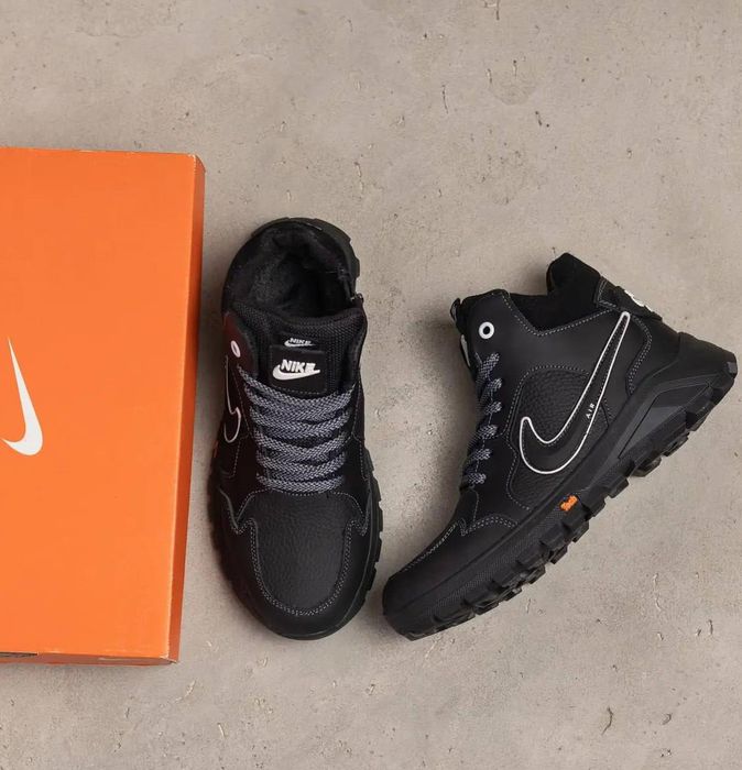 Теплые кроссовки для мальчика nike, подростковые зимние ботинки найк