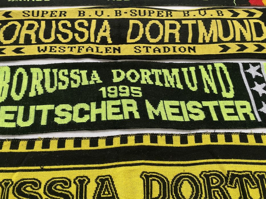 Lote 5 cachecois futebol Borussia Dortmund
