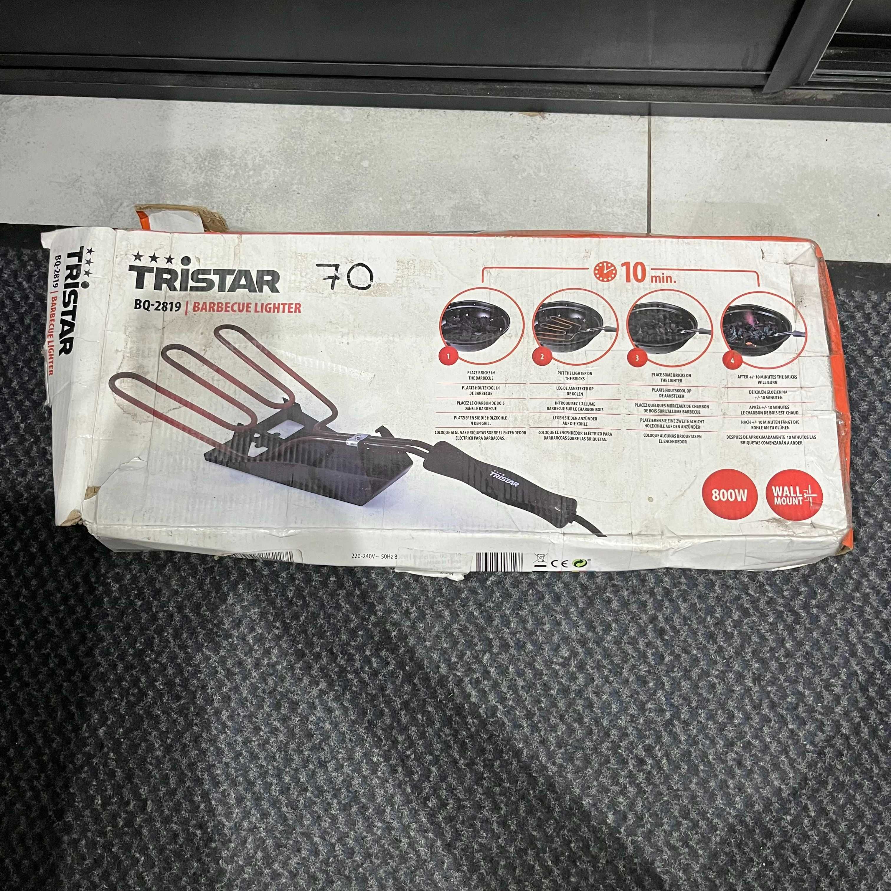 Rozpalacz do grilla TRISTAR – elektryczny zapalnik węgli
