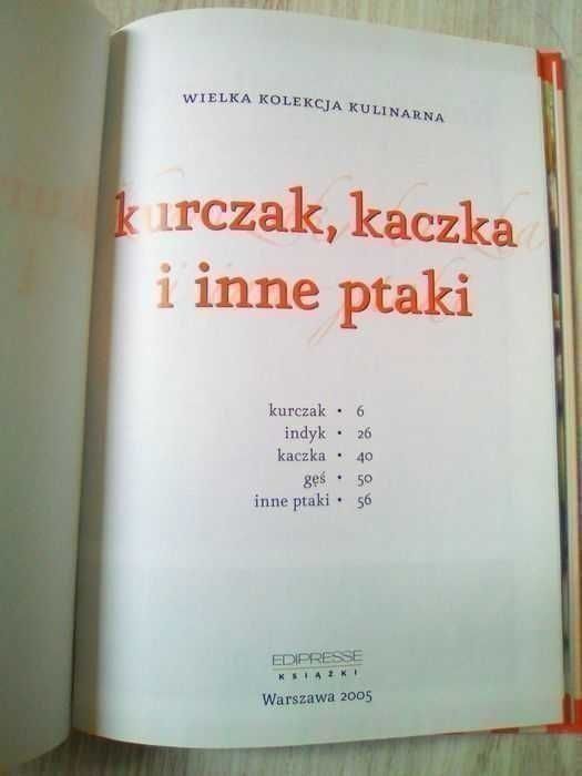 Kurczak  kaczka i inne ptaki Przepisy kulinarne