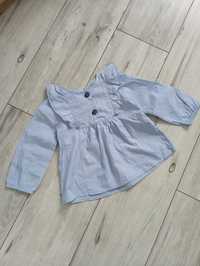 Śliczna niebieska bluzeczka 92-98 Zara