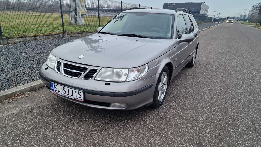 Saab 9-5 95 2.3T Automat Tempomat Hak Podgrzewane Wentylowane Skóry