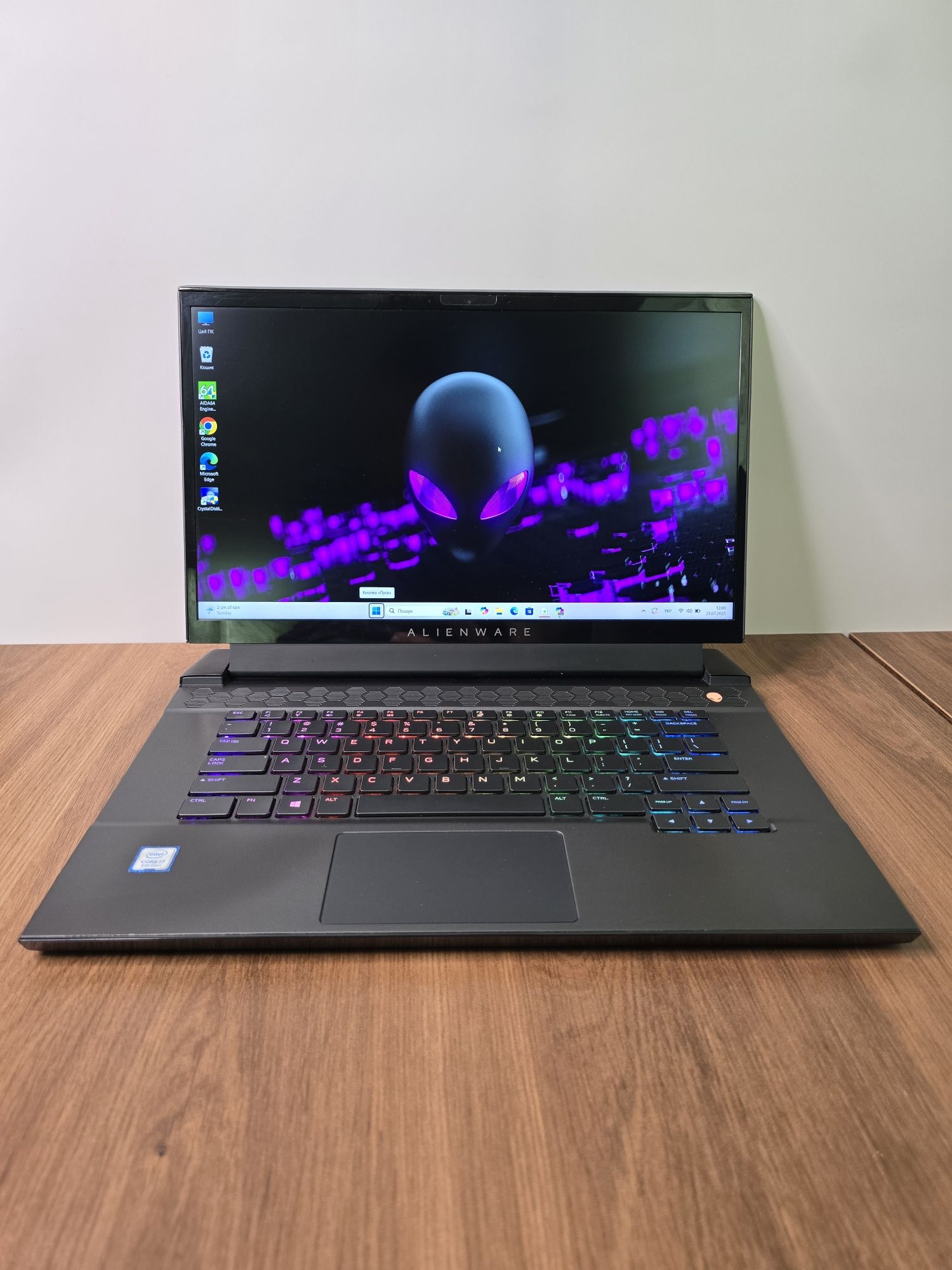 Ігровий ноутбук Alienware M15 R2 I7-9th/RTX 2070 8GB/16gb/1TB