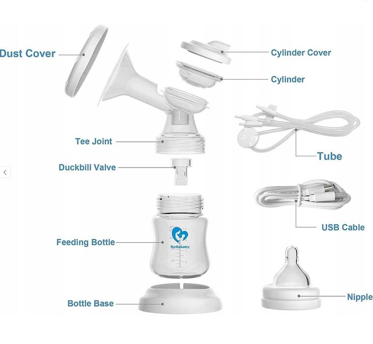 BELLABABY Podwójny laktator elektryczny z akumulatorem