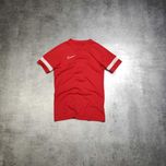 MĘSKA Koszulka Sportowa Czerwona Nike Dri-Fit Treningowa Active Haft