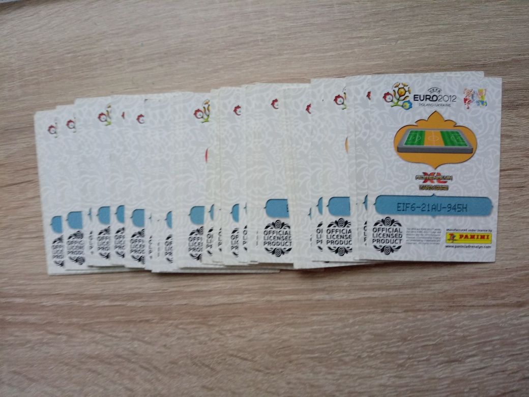 Zestaw karty piłkarskie Panini EURO 2012