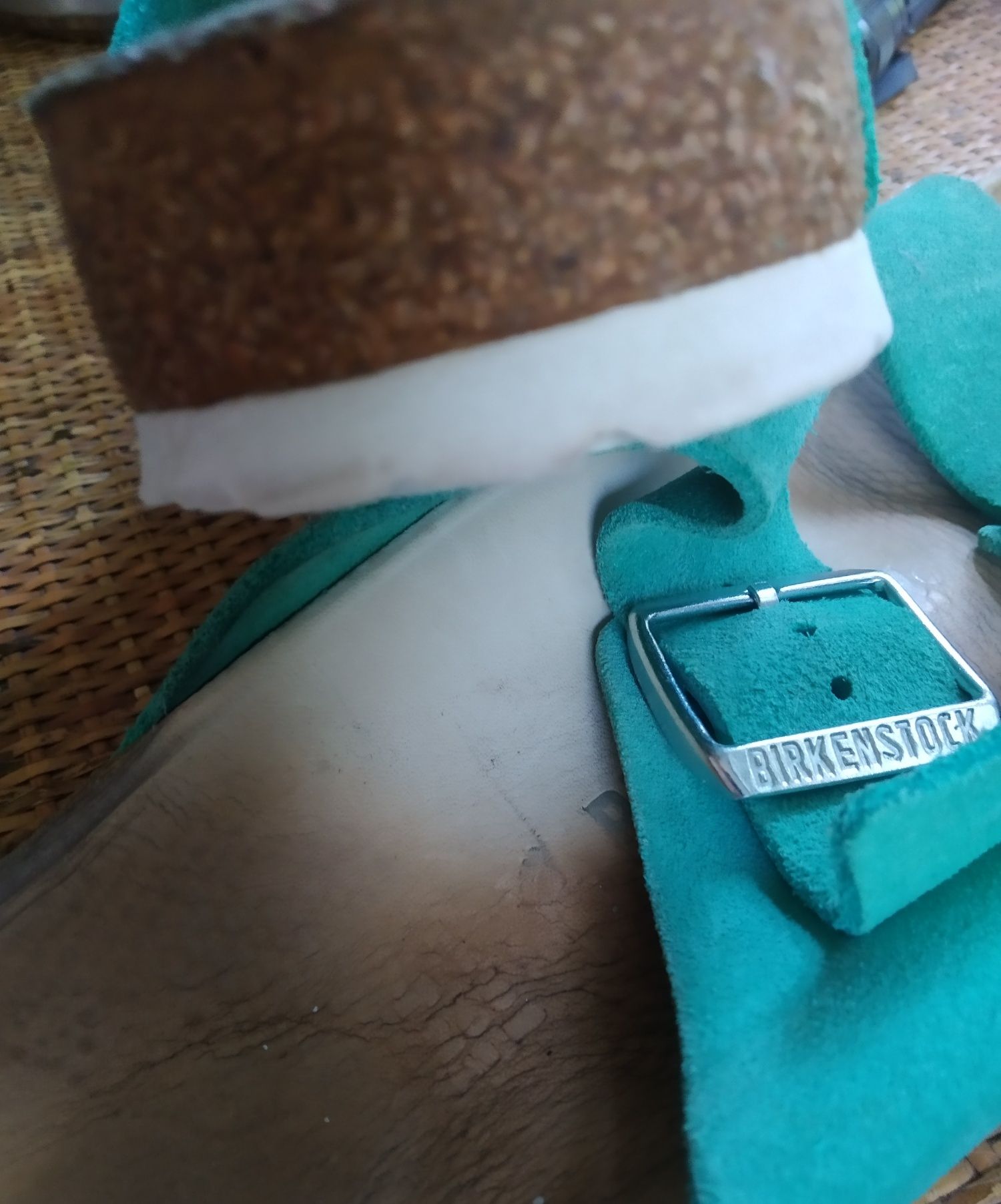 Birkenstock Arizona Emerald Замша 40,5-41/25,5-26см.