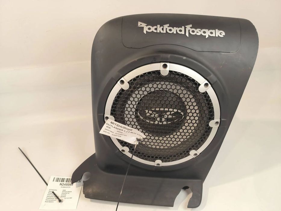 Głośnik 8720A012 SUBWOOFER ROCKFORD Mitsubishi Pajero 2008 SUV Diesel 147kW 3200cm³