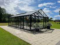 Szklarnia  aluminiowa 17,4m2 (383-457), szkło hartowane 4 mm