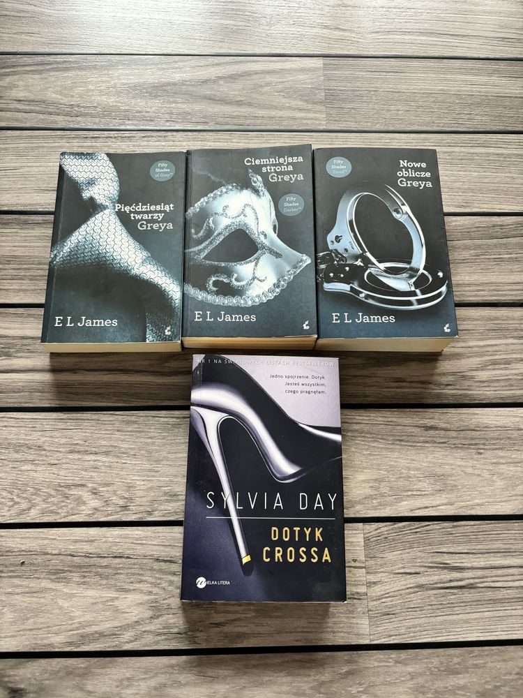 Komplet 50 Twarzy Greya i Dotyk Crossa