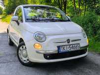 Fiat 500 1,2 benzyna / mały przebieg/ klima /