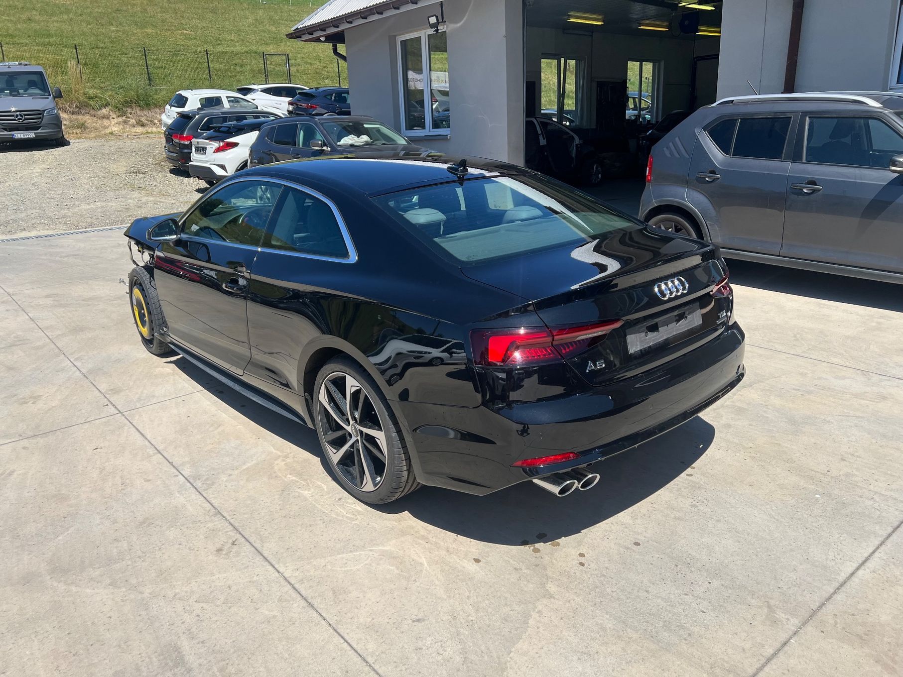 Audi A5 Quattro,S-line, skóra, masaże, navi, czujniki, virtual, bogata wersja!