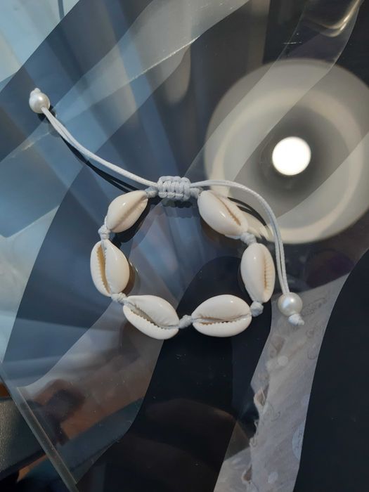 Pulseira tornozelo conchinha | praia | buzios | perola