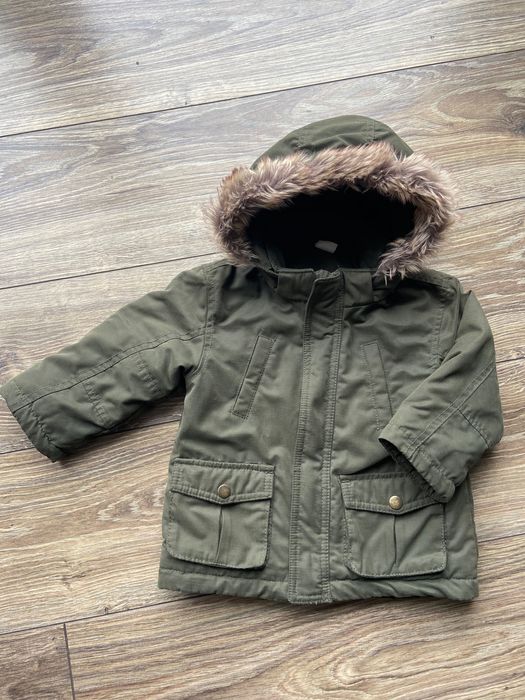 Kurtka H&M 80 + czapka 74/80