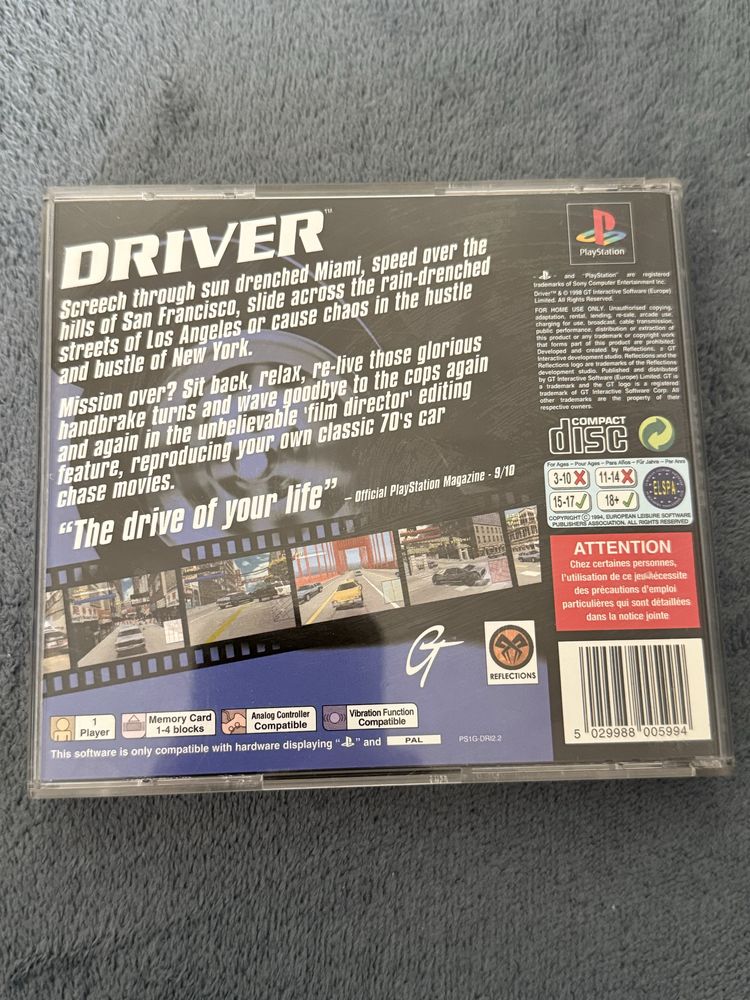 Driver Playstation PS1 PSX