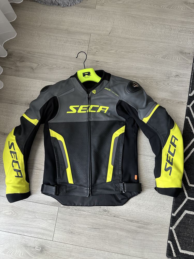 Kurtka motocyklowa Seca Hooligan L 52 fluo jak nowa