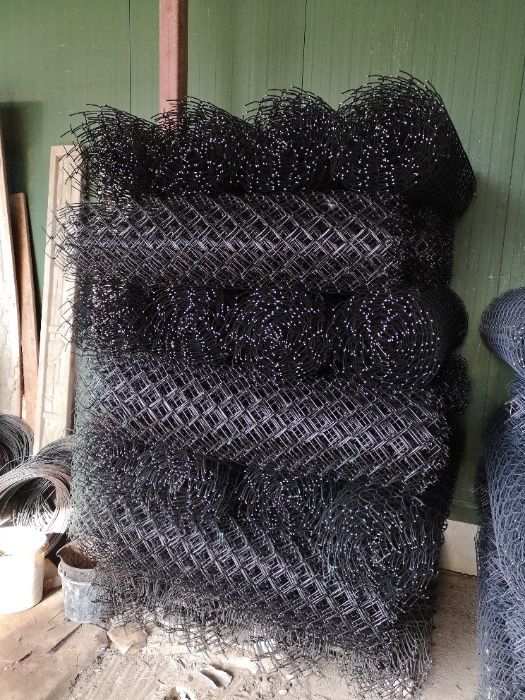 siatka ogrodzeniowa 2,5mm Ocynk + PCV 1,25m