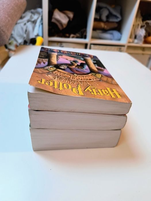 Zestaw książek Harry Potter pierwsze wydanie niepoprawione