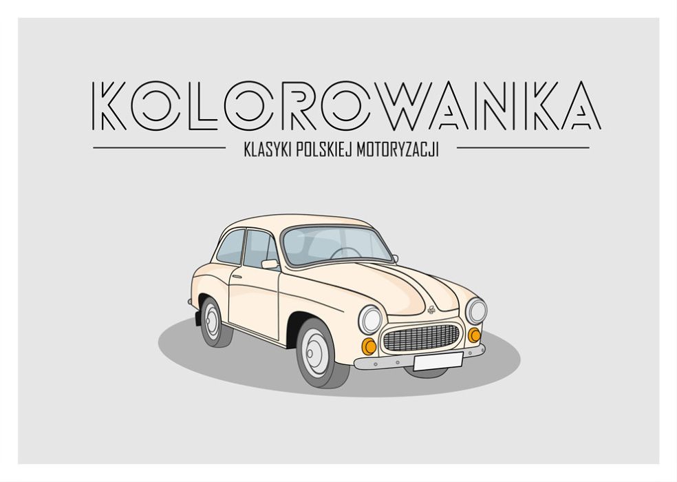 Kolorowanki online do druku Samochody dla chłopców Polskie auta