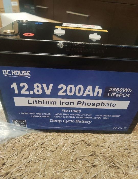 Акамулятори LiFePO4 DC HOUSE  12V. 200Ah Lithium