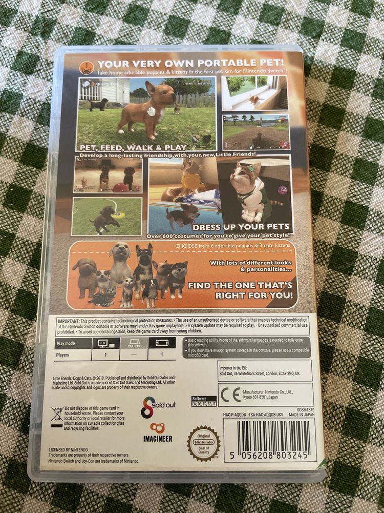 Little friends dogs and cats nintendo switch