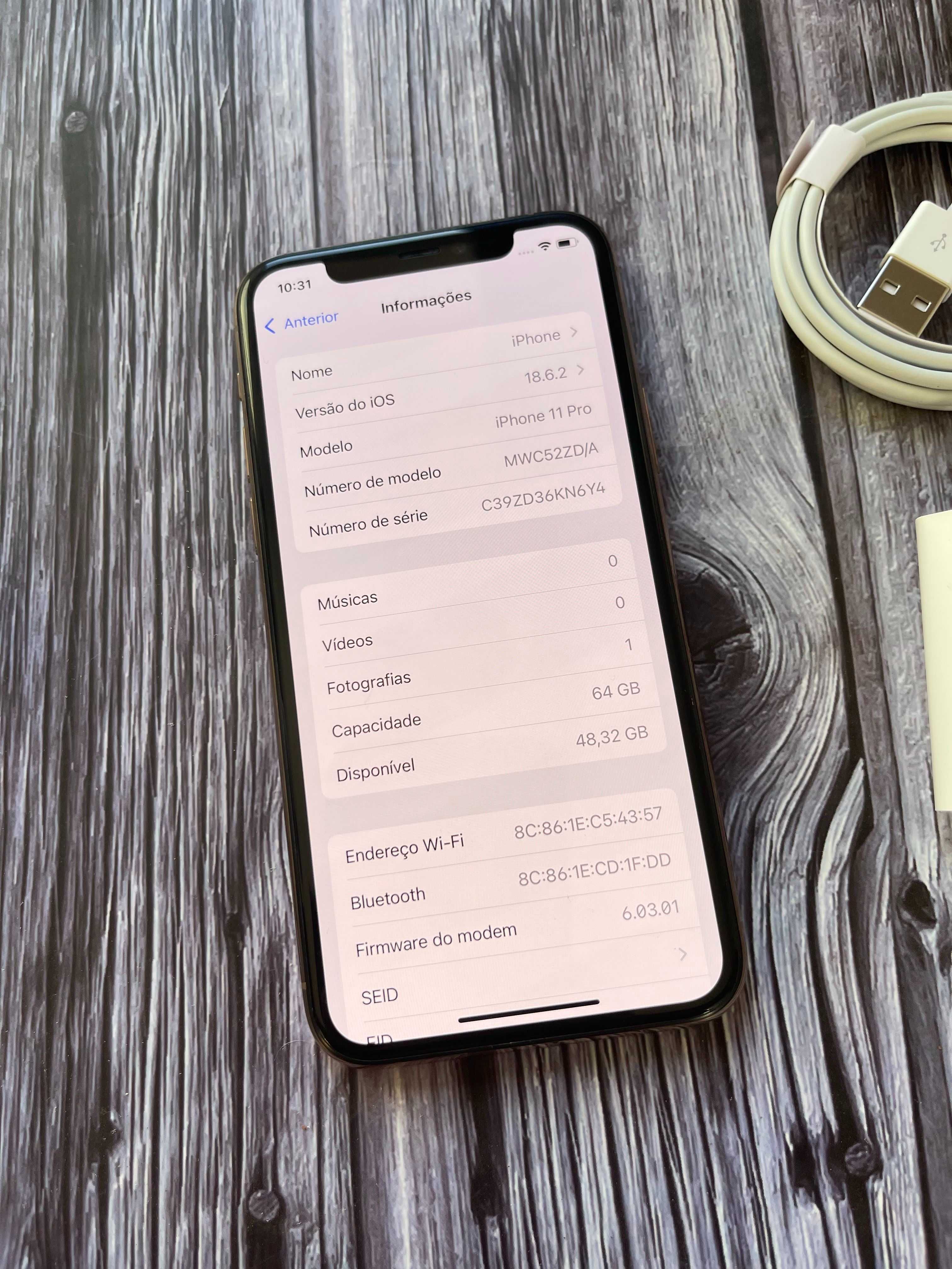  IPhone 11 Pro 64GB Dourado Desbloqueado Como Novo