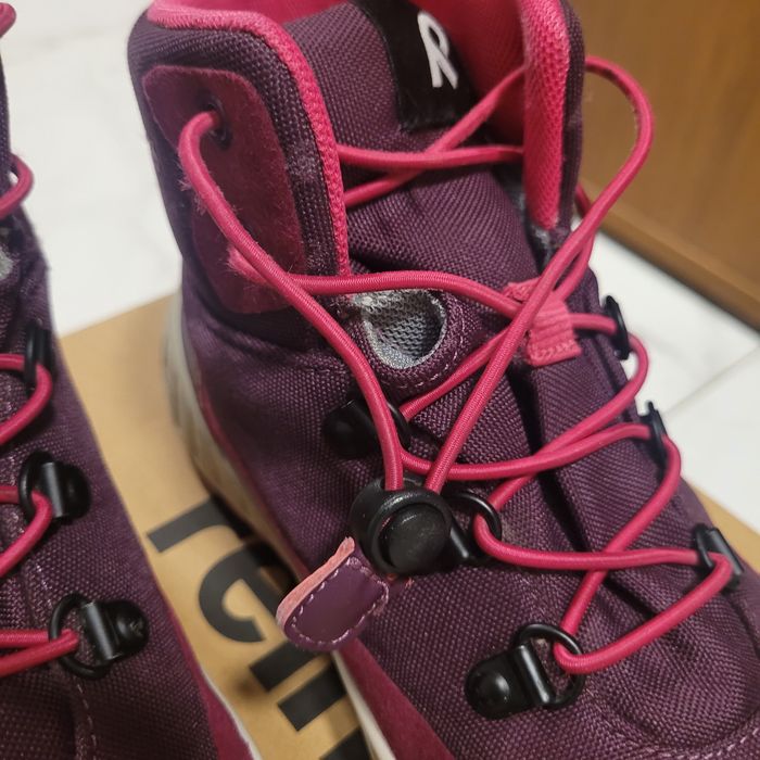 Buty wodoodporne używane Reima r. 36- 23cm róż fiolet